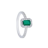 Anello Babila Milano Donna For Ever in Oro Smeraldo 0.46 Ct 262785SB - 262785SB